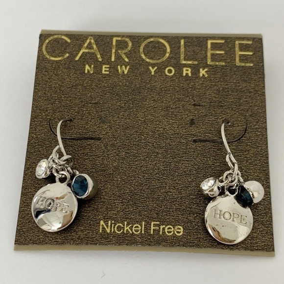 Carolee New York nickel free Hope earrings NWT - Picture 1 of 10